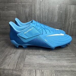 Nike Phantom GX 2 Academy EasyOn MG Men size 12 Soccer Cleats Blue FD6724-400